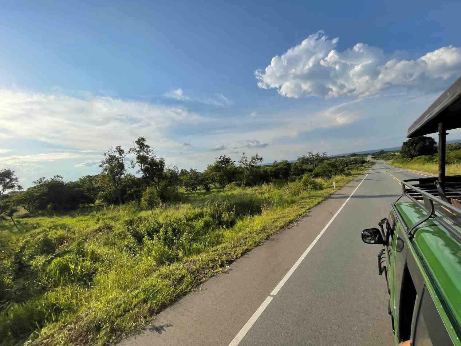 car on road