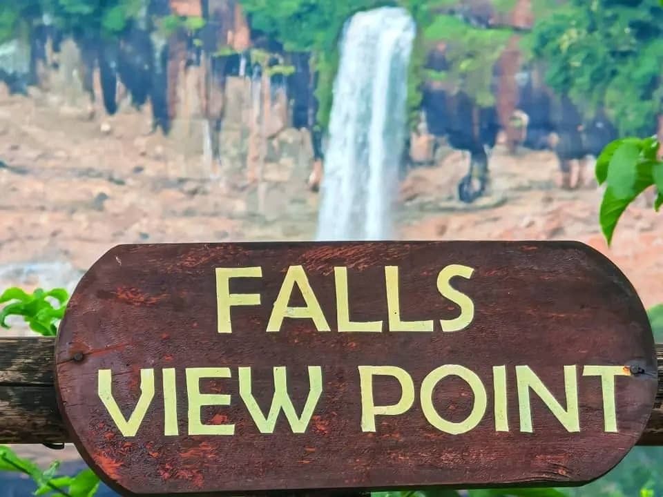 poster saying falls view point